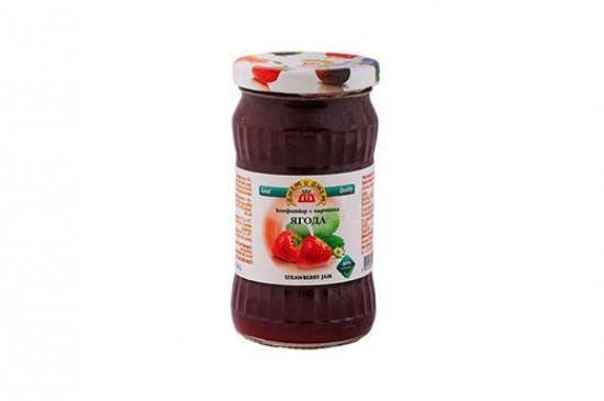 КОНФИТЮР ДЖЕМ И ДЖЕМ ПАРЧЕТА ЯГОДА 360ГР*6БР 0