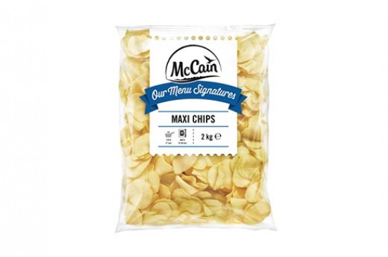 McCAIN БЛАНШИРАН КАРТОФЕН ЧИПС - Макси чипс, 2 кг (5)-ЦЕНА ЗА КГ 0